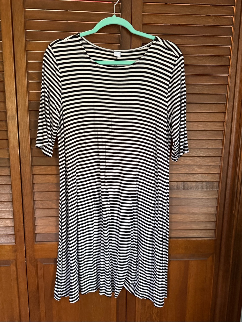 Old Navy Blue and White Striped Dress